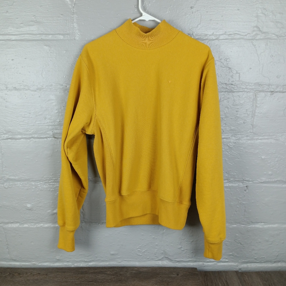 Champion Reverse Weave Mock Neck Sweatshirt Small